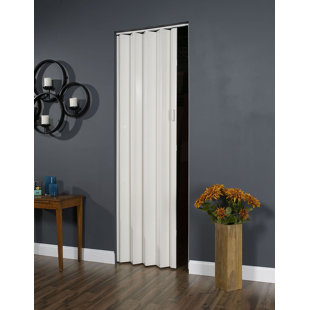 accordion door with key lock